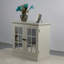 Buffet de rangement avec 2 portes décoratives en miroir-2025595069