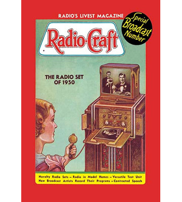 Engins hertziens : l’ensemble radio de 1950 par radcraft rétro