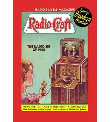 Radio Craft: the Radio Set of 1950 by Radcraft Vintage Advertisement