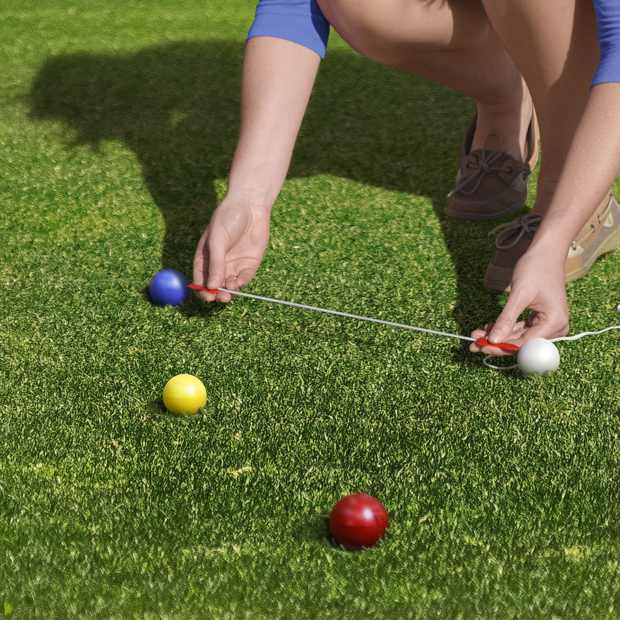 Gosports 40Mm Travel Size Mini Bocce Game Set With Balls, Pallino, Tote  Bag And Measuring Rope Wayfair