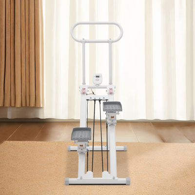 Foldable Stair Stepper with Adjustable Handrail