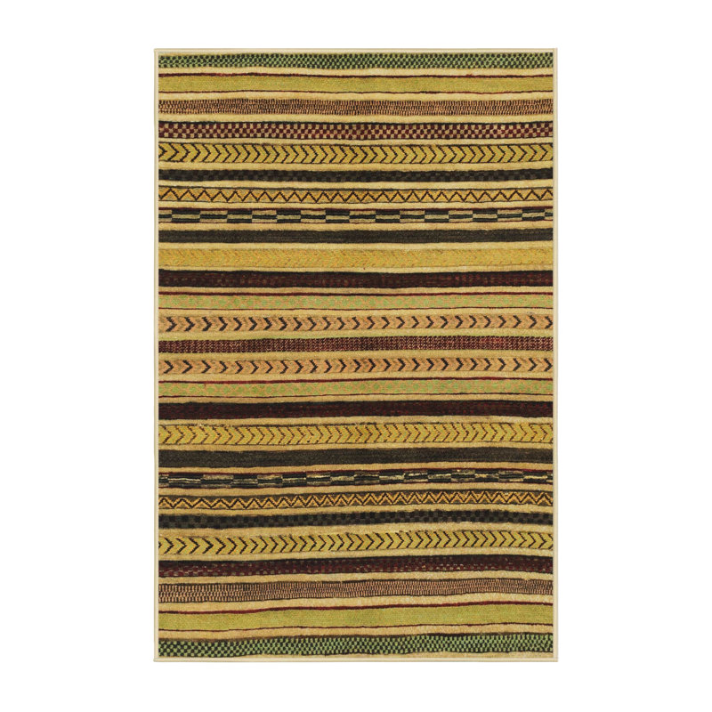 Abstract Indoor Rug, Rectangle 7' x 10'
