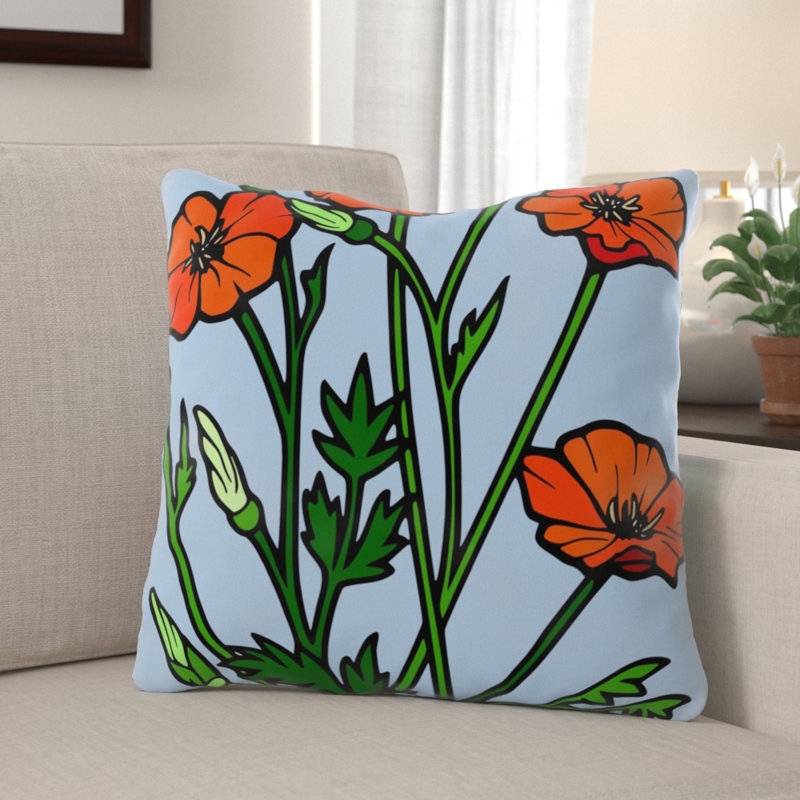 Housse de coussin Eckhoff, Microsuède, Intérieur