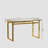 Layna Glass Top Metal Base Dining Table-1704695253
