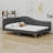 Upholstered Daybed With Headboard And Armrest-827473385-827473387