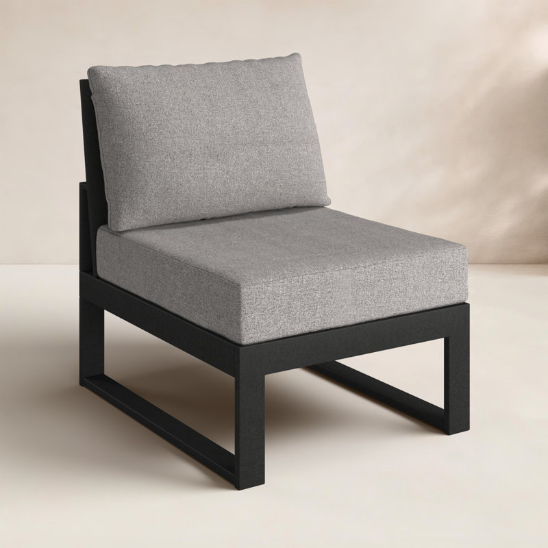 Fauteuil modulaire Edge, Revolution® gris, Noir