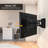 Tilt Swivel Universal Wall Mount for 37”-80” LCD LED Plasma TV