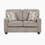 Causeuse en chenille moderne et contemporaine de 59,5 po avec structure en contreplaqué durable et rembourrage en mousse confortable sur ressorts Levid-587890430