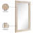 Pavia Genuine Travertine Frame Mirror-507578487-507578486