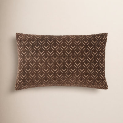 Ryans Embroidered Cotton Reversible Throw Pillow