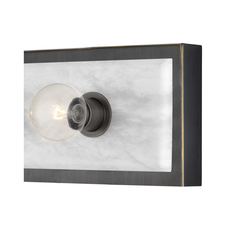 Berdine 5 - Light Bath Bar, Natural/Oil Rubbed Bronze