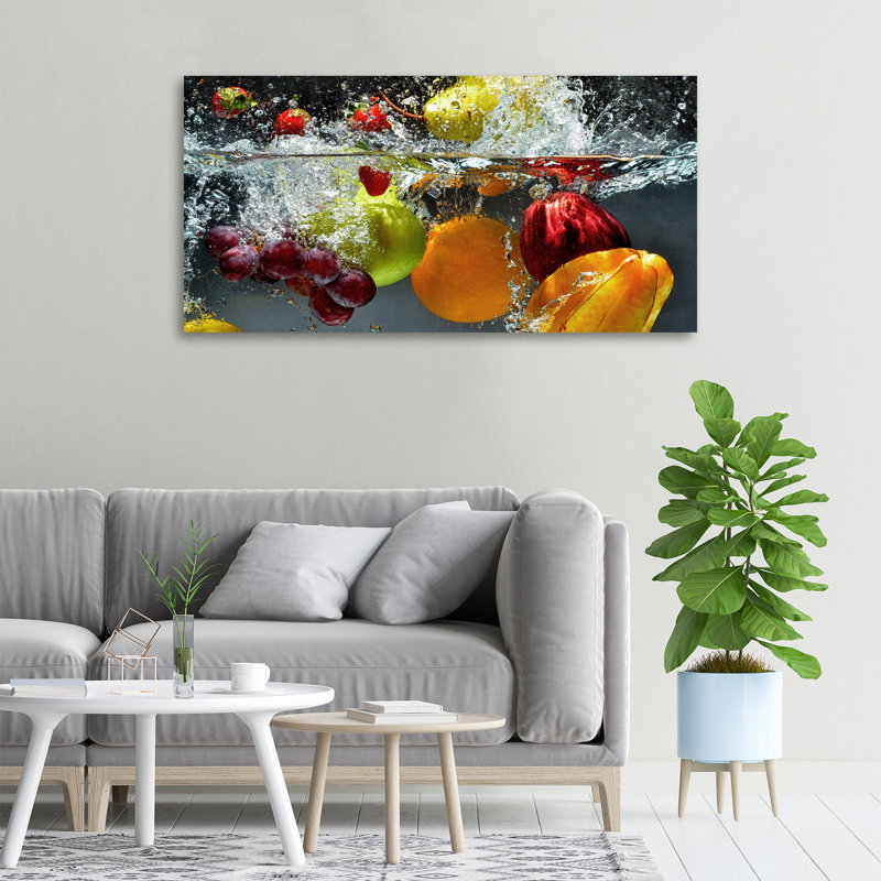 Fruits And Vegetables - No Frame Print on Canvas