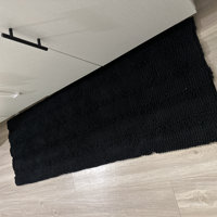 Joaquin Bath Rug Sand & Stable Color: Navy, Size: 20 W x 32 L