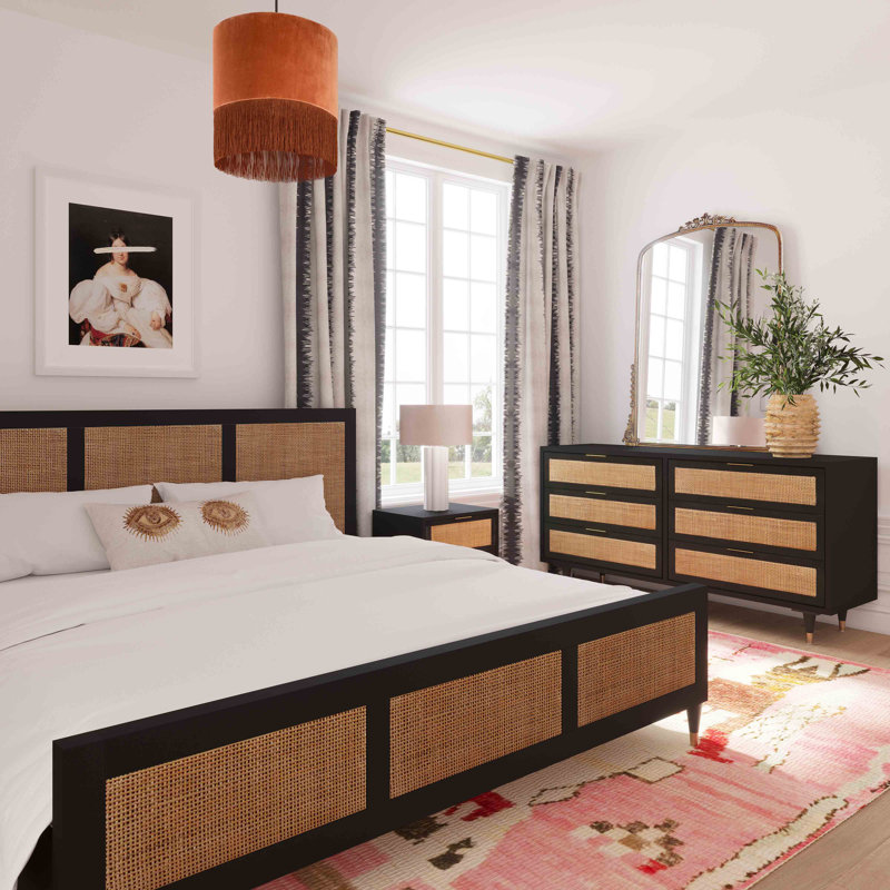 Sierra-Nightstand-UK 55.9cm W Bedside Table