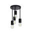 4-Light Black Flush Mount