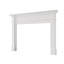 Lakeport Traditional Wood Fireplace Mantel Surround Kit Includes Wooden Mantel Surround And Shelf-1097431563-1097431557