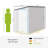 Metal Outdoor Storage Shed-111475223