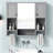 35'' X 28'' Bathroom Storage Cabinet - Mirror Included Construction Grey With Versatile Function Materials