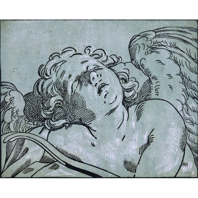 " Cupid ", 12" H x 16" W