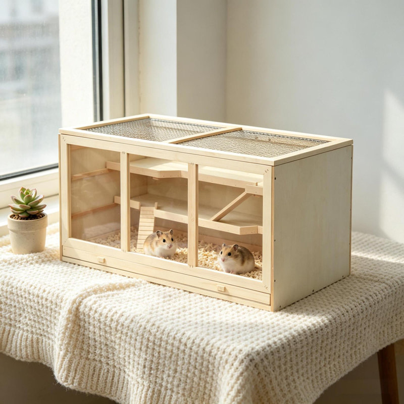 Cage spacieuse pour petits animaux