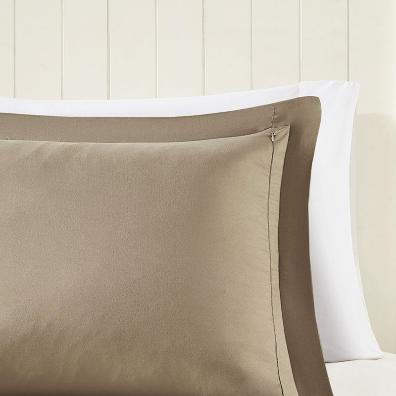 Édredon simple / simple TG avec sensation de 3 m et taies décoratives