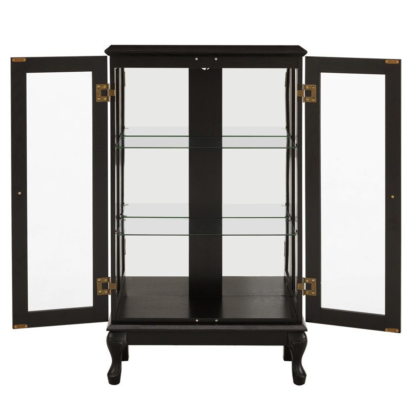 Vitrine avec tablettes réglables, éclairage intégré et dispositif de surmatelas pour objets de collection dans un décor élégant et élégant, charme rétro mettant en valeur les vins