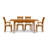 Sarah 4 - Person Solid Wood Top Four Leg Dining Set-16848865-37101028-39921237