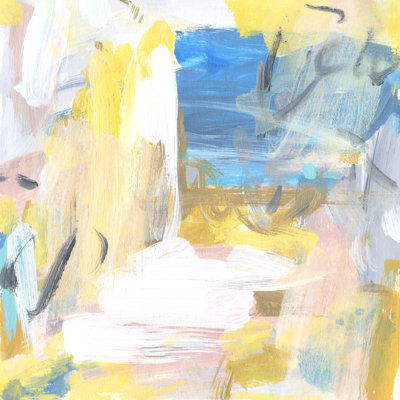 Yellow Sky II by Melissa Wang - Wrapped Canvas Painting