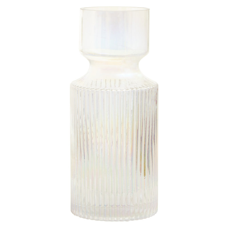 Aviree Handmade Glass Table Vase, 25cm H x 11cm W x 11cm D