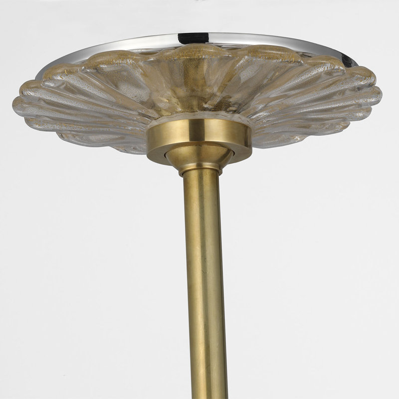 Julie Neill Gianna 24" Chandelie, Gold, Hand-Rubbed Antique Brass