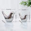 Statues d'oiseaux argentés décorations de style moderne pour décor de table argenté, salon, chambre à coucher, bureau-1858654600