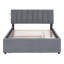 Lit plateforme tapissier Teddy