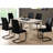 Beige Laminate Dining Table, 60" Rectangular, Modern, For Rectangular Taupe Construction Events