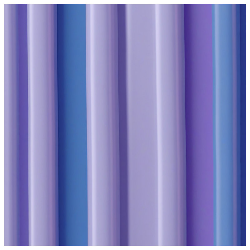 Couvertures à rayures bleues et mauves, L 60 po x H 80 po