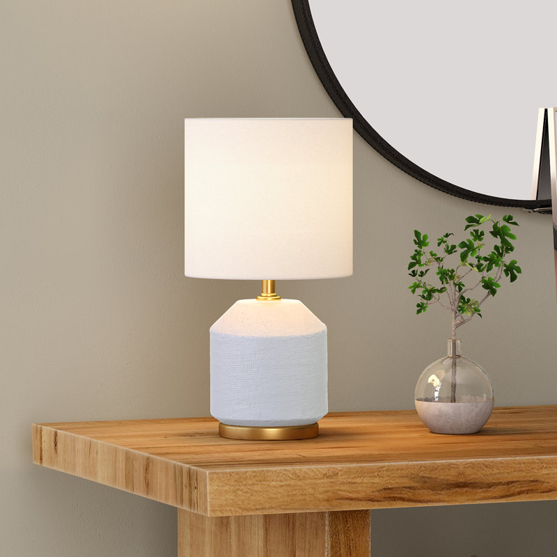 Esther Lamp, White/Brass