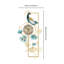 Horloge murale paon