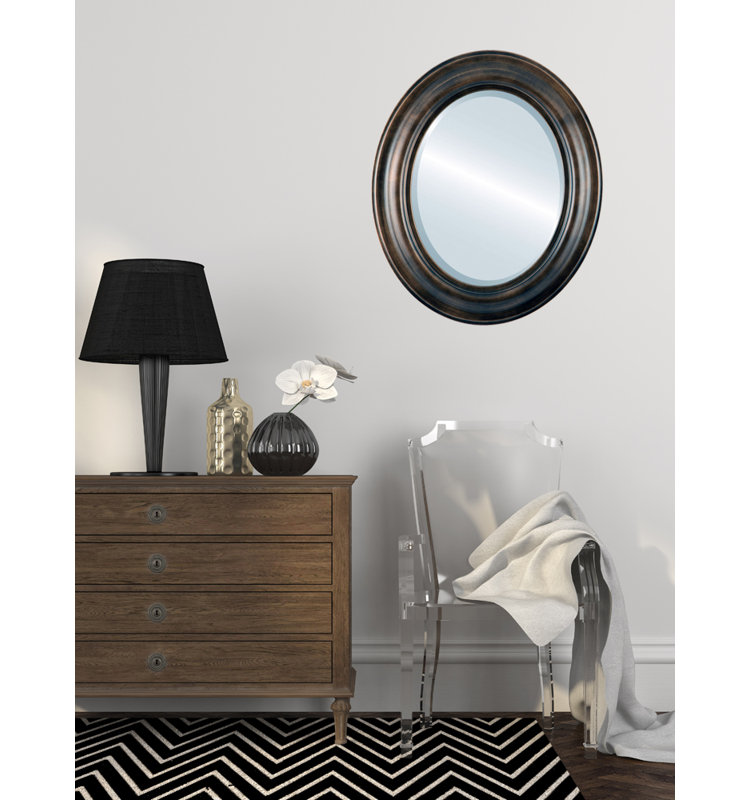 Woking Oval Mirror, 17" x 21", Desert Gold
