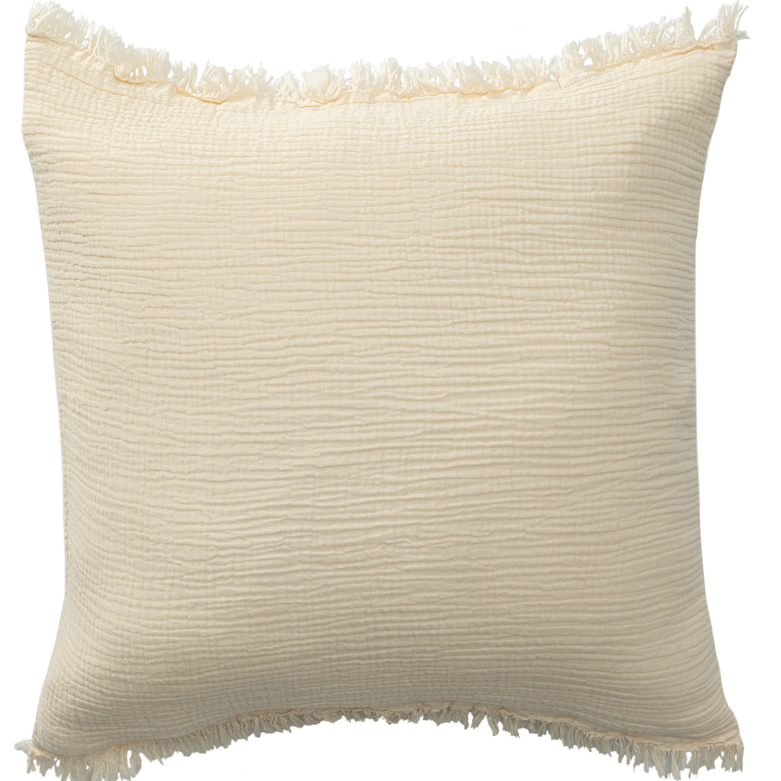 Ava Turkish Cotton Square Throw Pillow, Aqua, Pillow Cover Only - No Insert