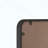 Black Rectangular Metal Framed Wall Mirror