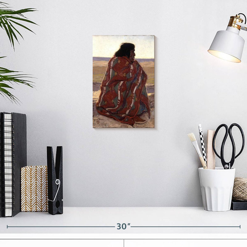Lelar Hopi Man, H 12 po x l 8 po