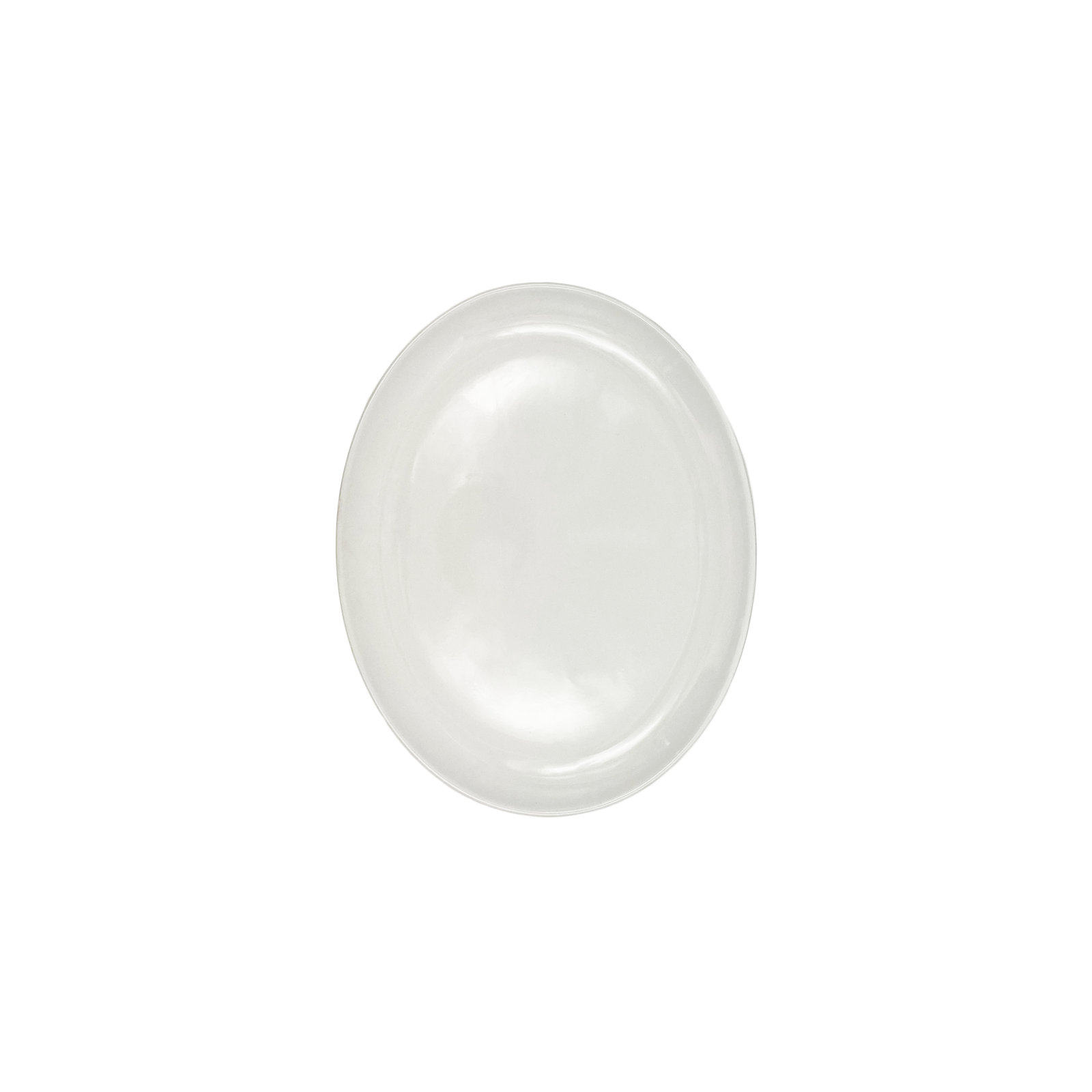 Shell Bisque Porcelain Platter, Medium, White