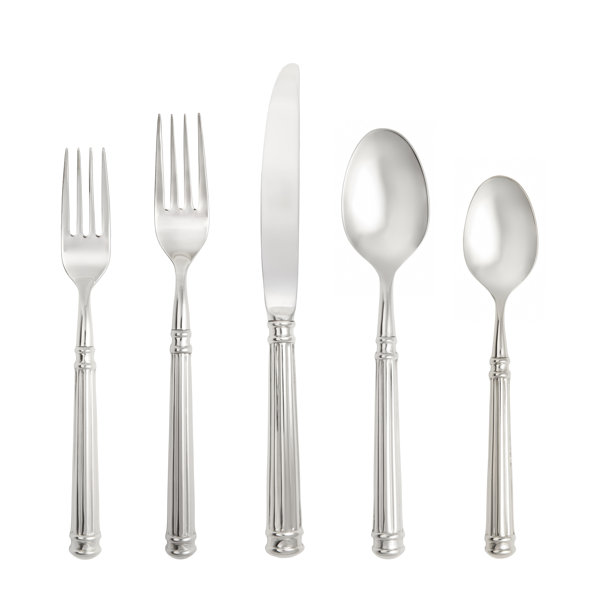 Nyssa 20 Piece Stainless Steel Flatware Set, Service for 4