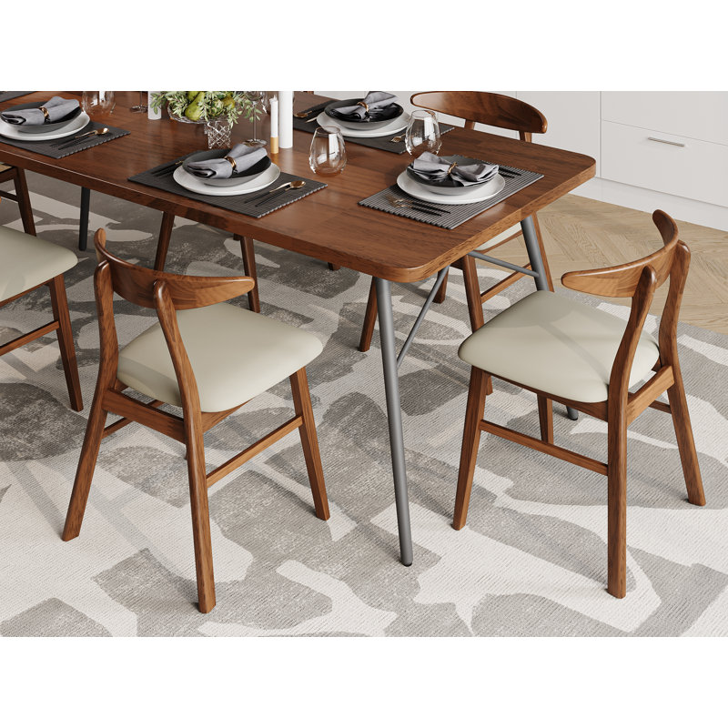 Maitlyn Upholstered Seat Side Chair, Beige
