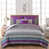 Purple Grey Floral