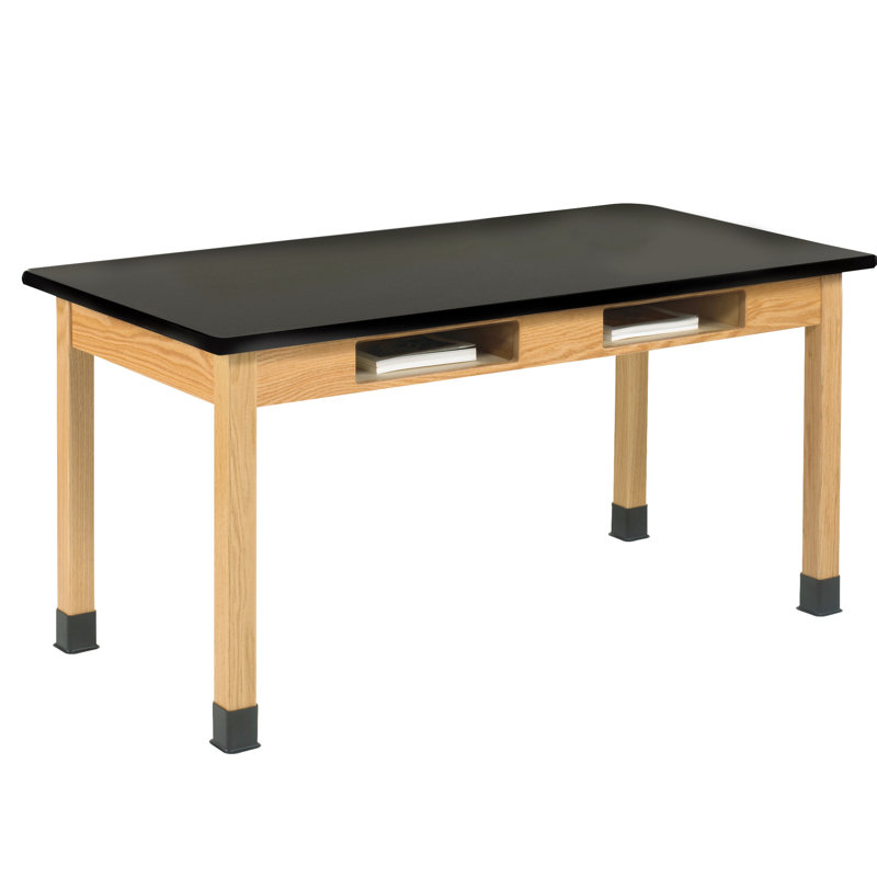 Tablier simple, H 30 po x l 72 po x P 36 po, Plateau en résine phénolique, Chêne