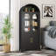 Garde-manger de style campagnard avec portes en verre et rangement multifonctionnel pour la maison-861727971