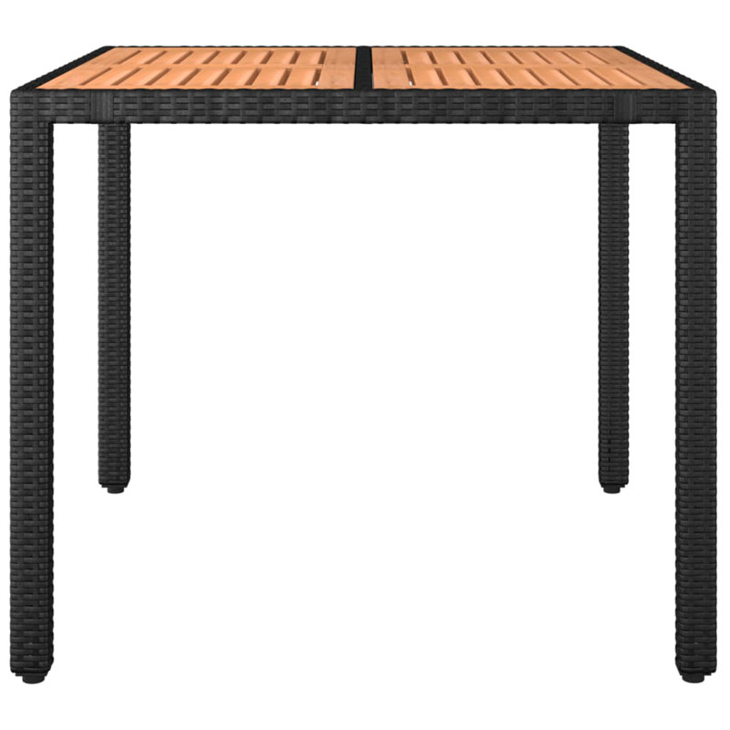 Krysty Square Acacia Solid Wood Outdoor Dining Table - 90 cm W 90 cm D