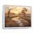 White Floater Framed