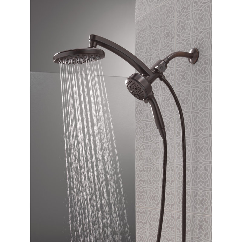 7-Setting PivotPro 3-in-1 Combination Shower Head with ProClean High Pressure Spray 1.75 GPM Oil Rubbed Bronze