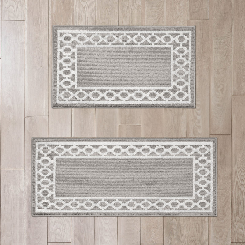 Jean Pierre New York Christine Border Machine Washable All Loop Tufted Rugs